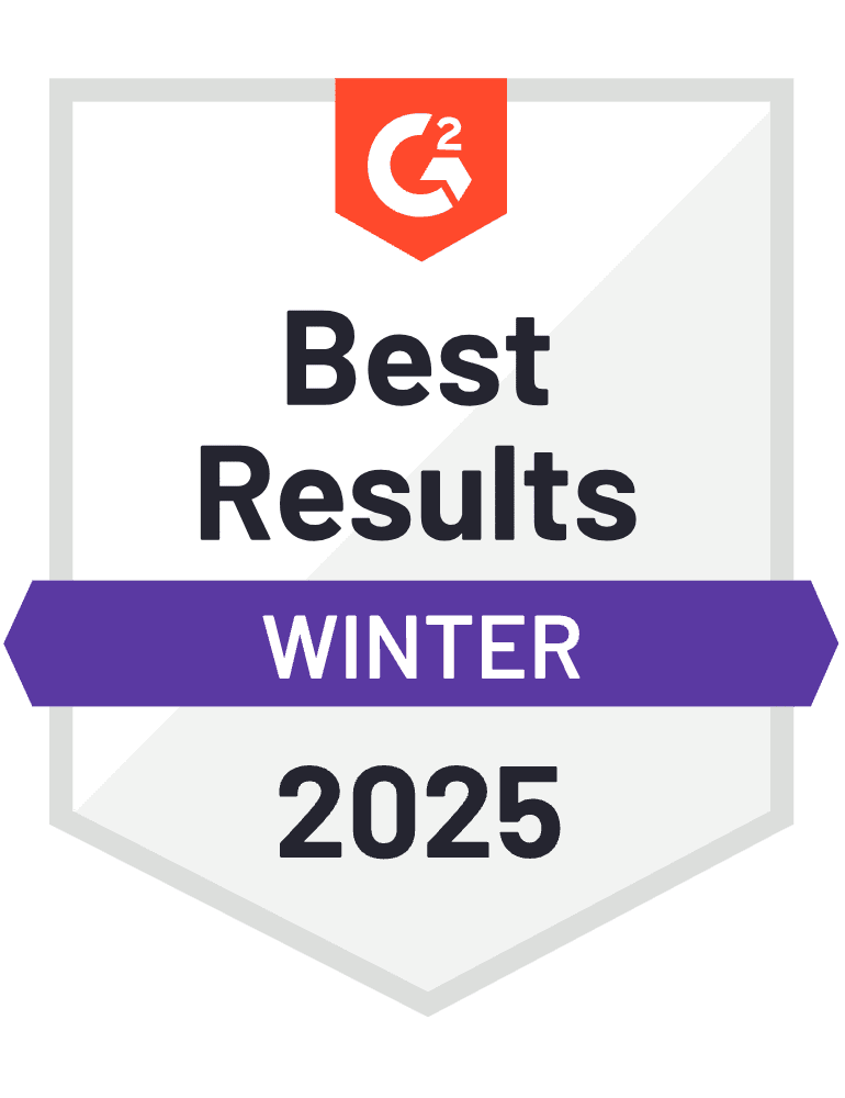 G2 Badge - Best Results - Cast